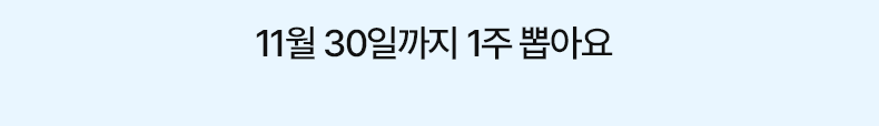 11월 30일까지 1주 뽑아요